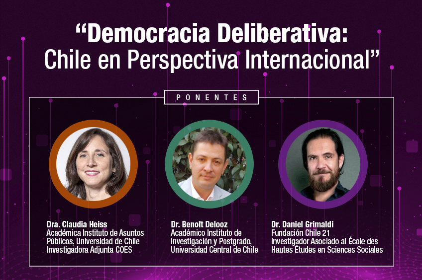 Webinar “Democracia Deliberativa: Chile en Perspectiva Internacional” cierra ciclo de conferencias